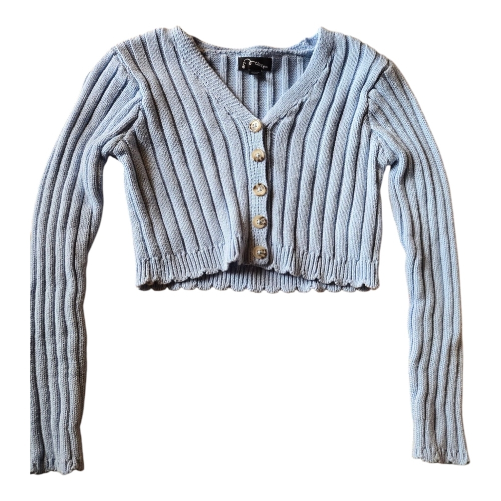 Art Class Light Blue Ribbed Sweater